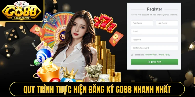 Quy trình thực hiện đăng ký GO88 nhanh nhất